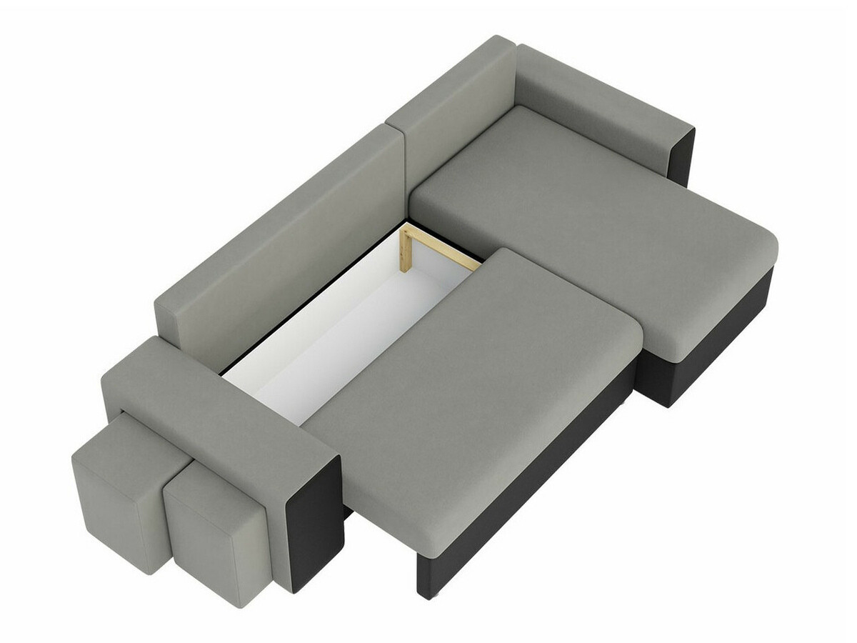 Ecksofa Memphis 129 (Paros 06 + Kronos 07)