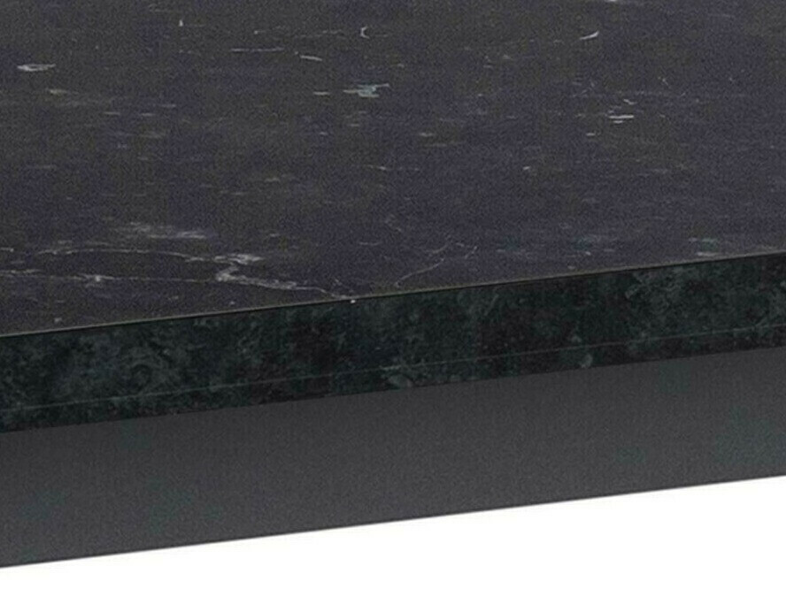 Tisch Norsica 591 (Schwarzer Marmor + Schwarz)