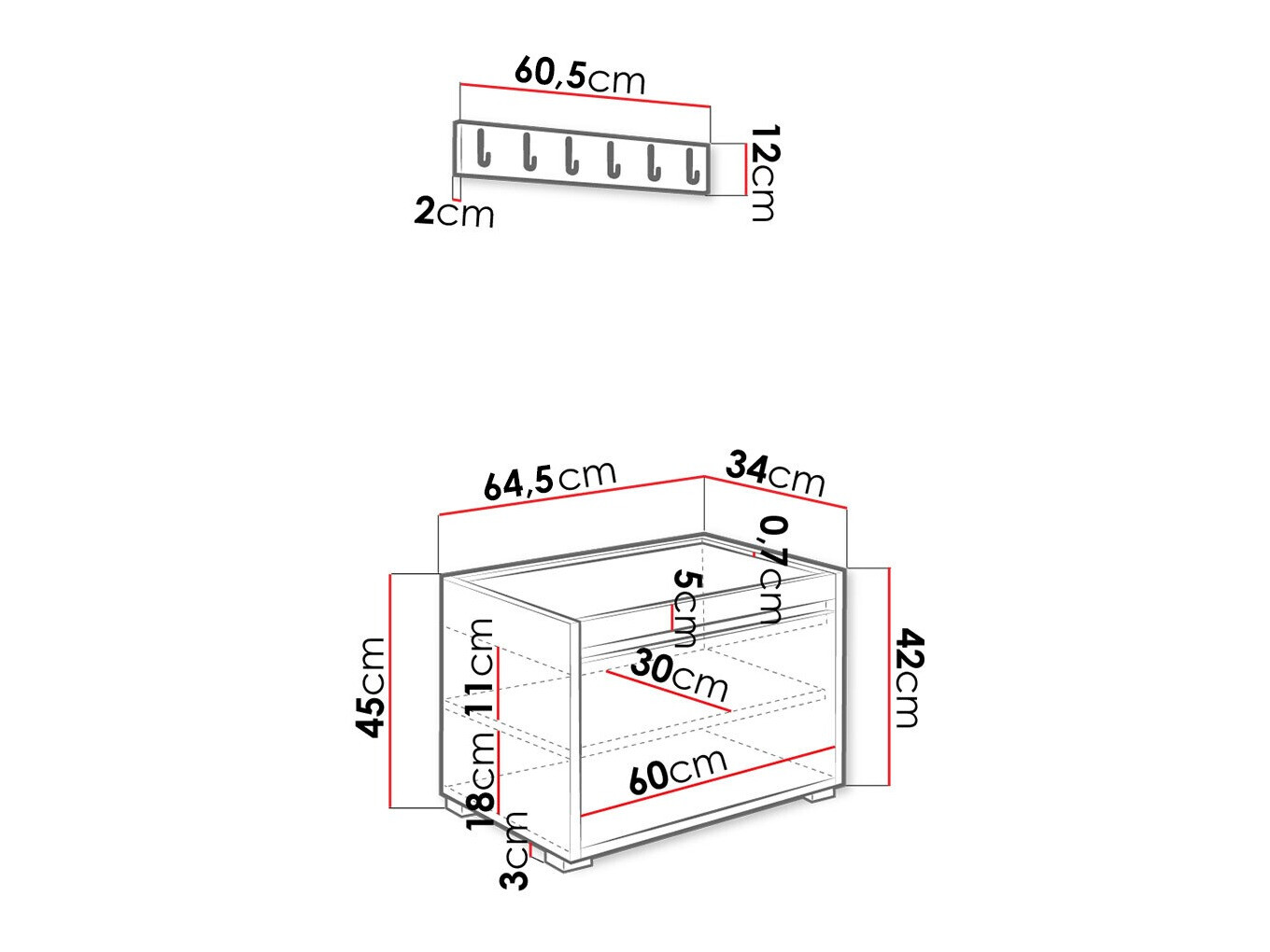 Flurgarnitur Comfivo Pinus II
