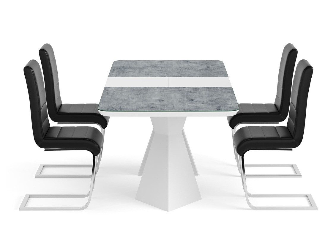 Essgruppe Parkland 364 (Schwarz + Silber)