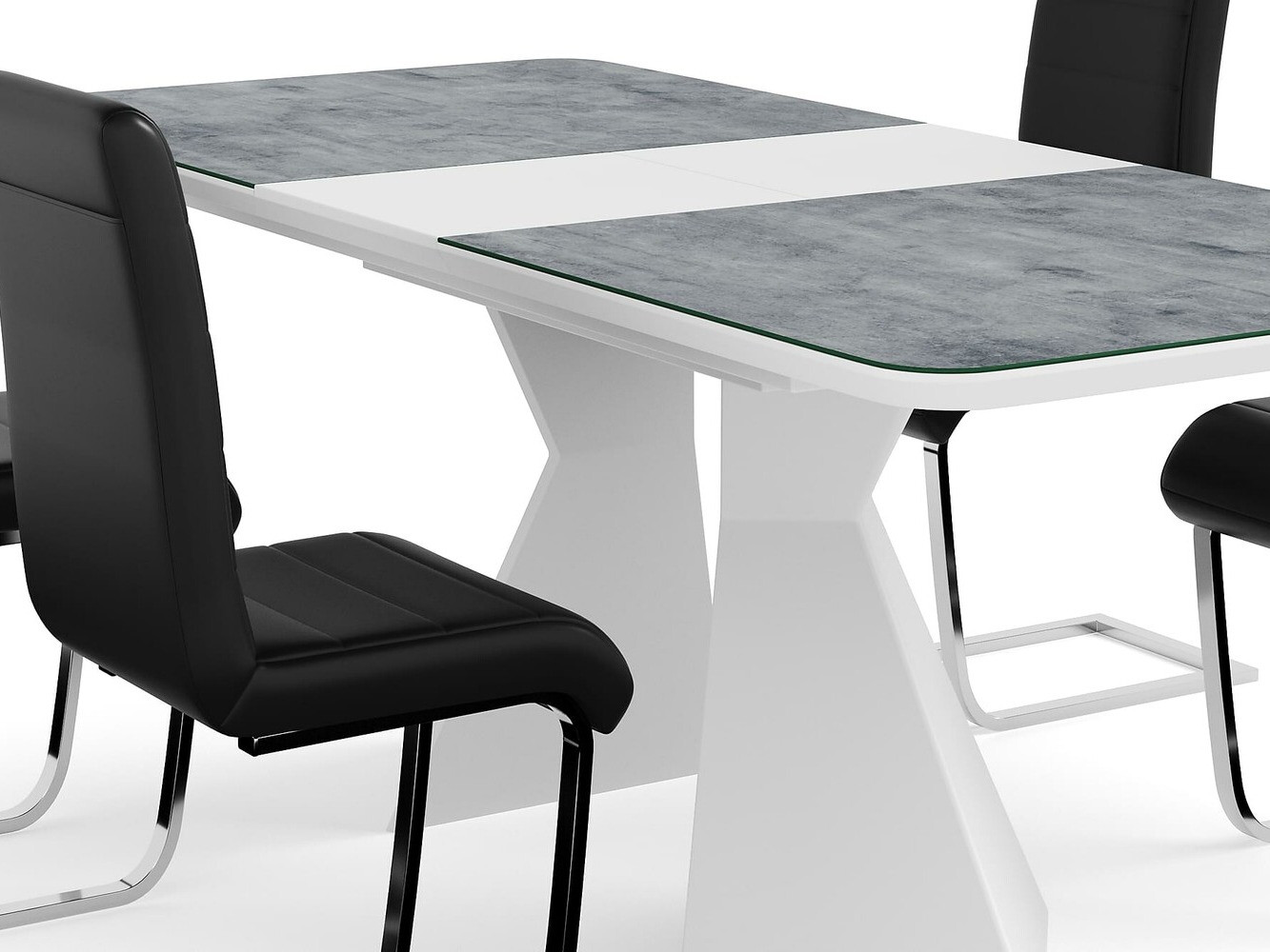 Essgruppe Parkland 364 (Schwarz + Silber)