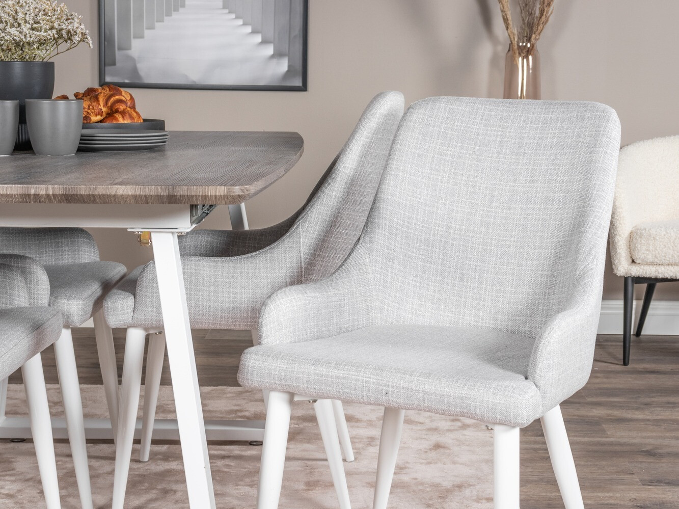 Essgruppe Dallas 1978 (Weiß + Hellgrau)