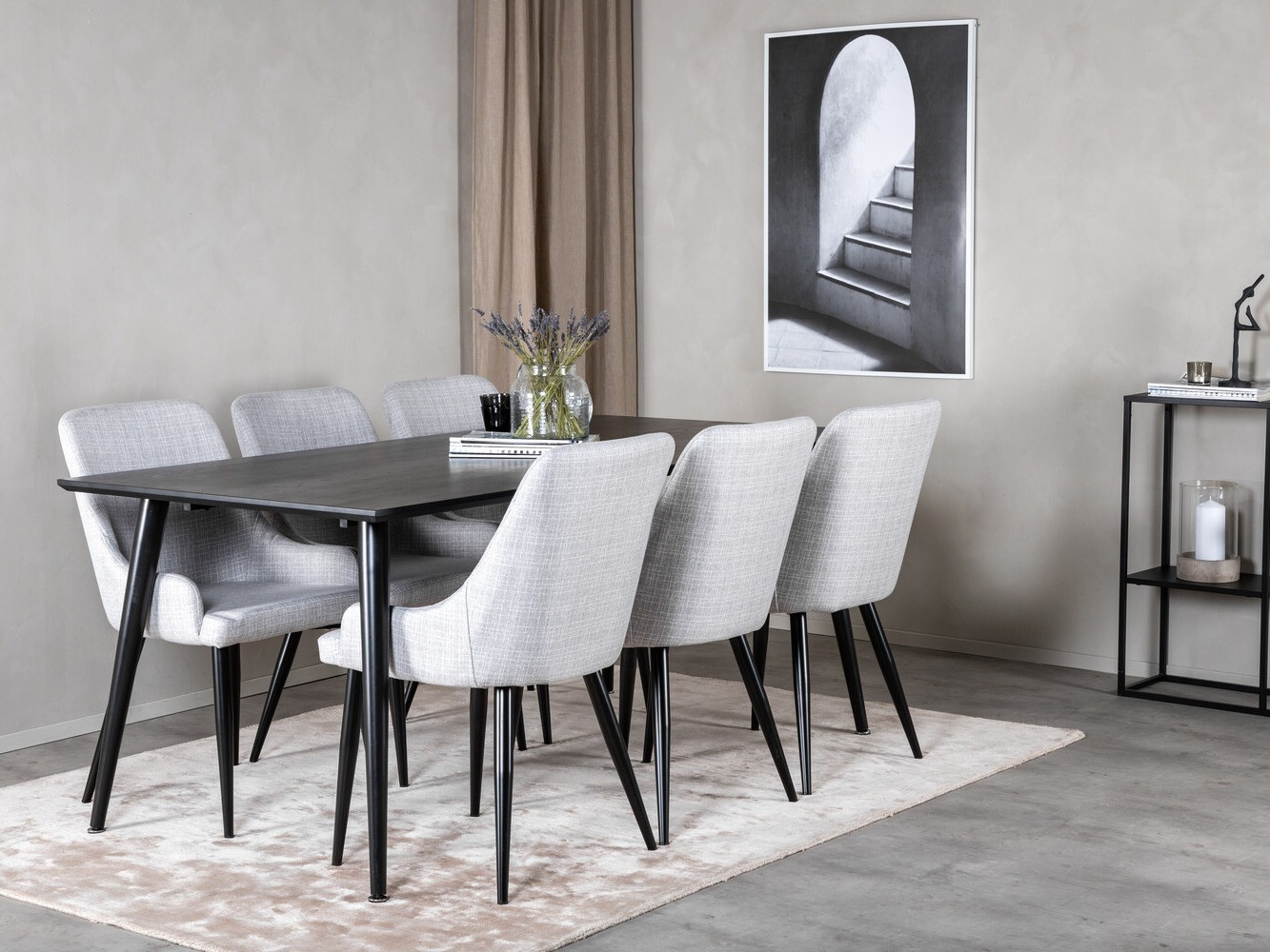 Essgruppe Dallas 2599 (Schwarz)