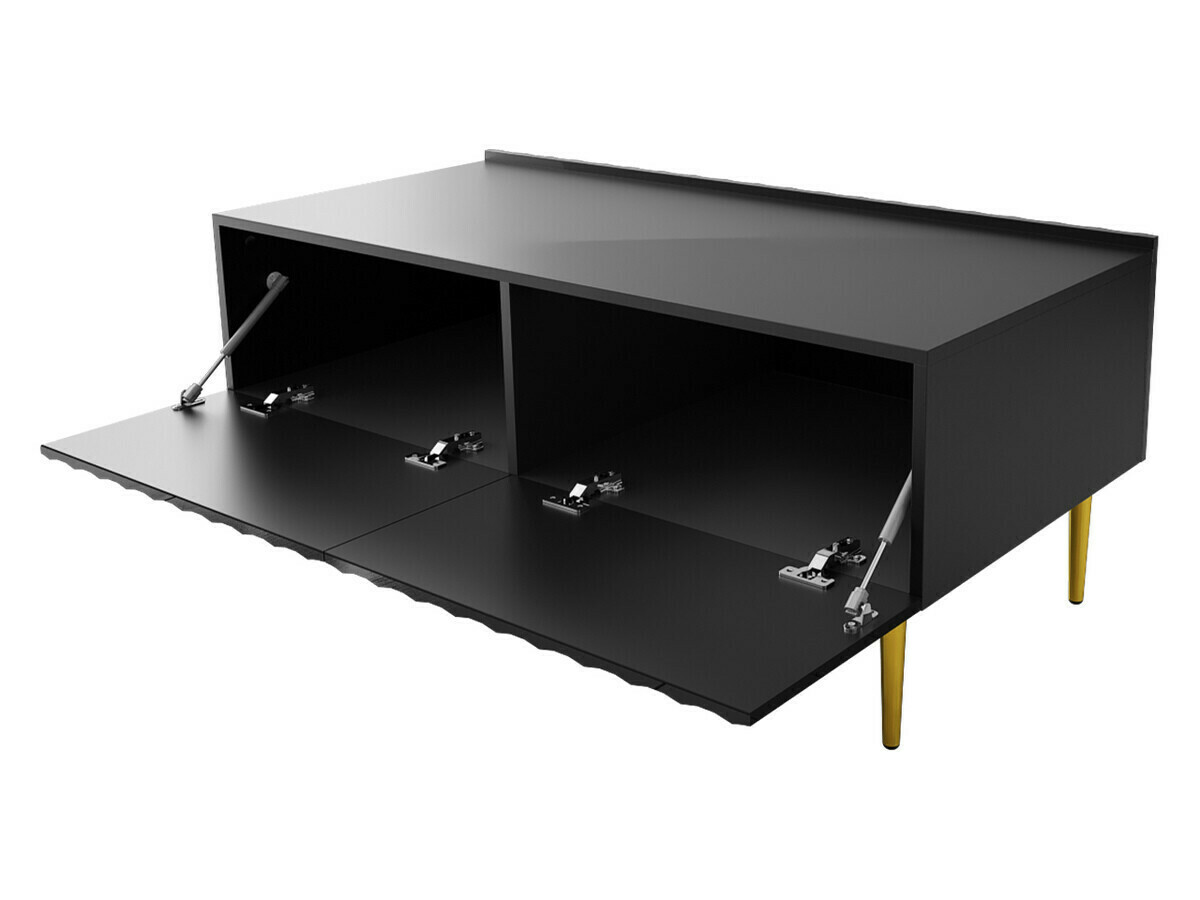 Wohnzimmer-Sets Merced B131 (Weiß glänzend + Weiß)