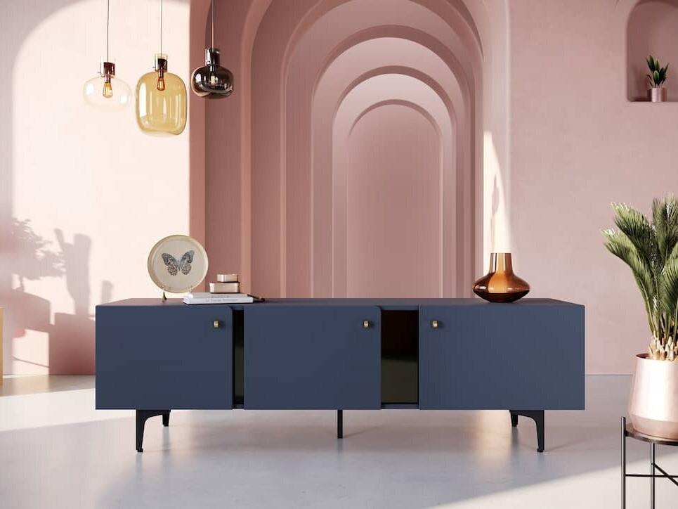 TV-Möbel Fresno AF104 (Blau)