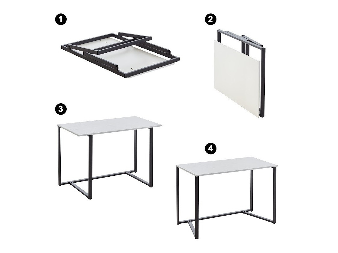 Bürotisch Indianapolis 108 (Weiß)