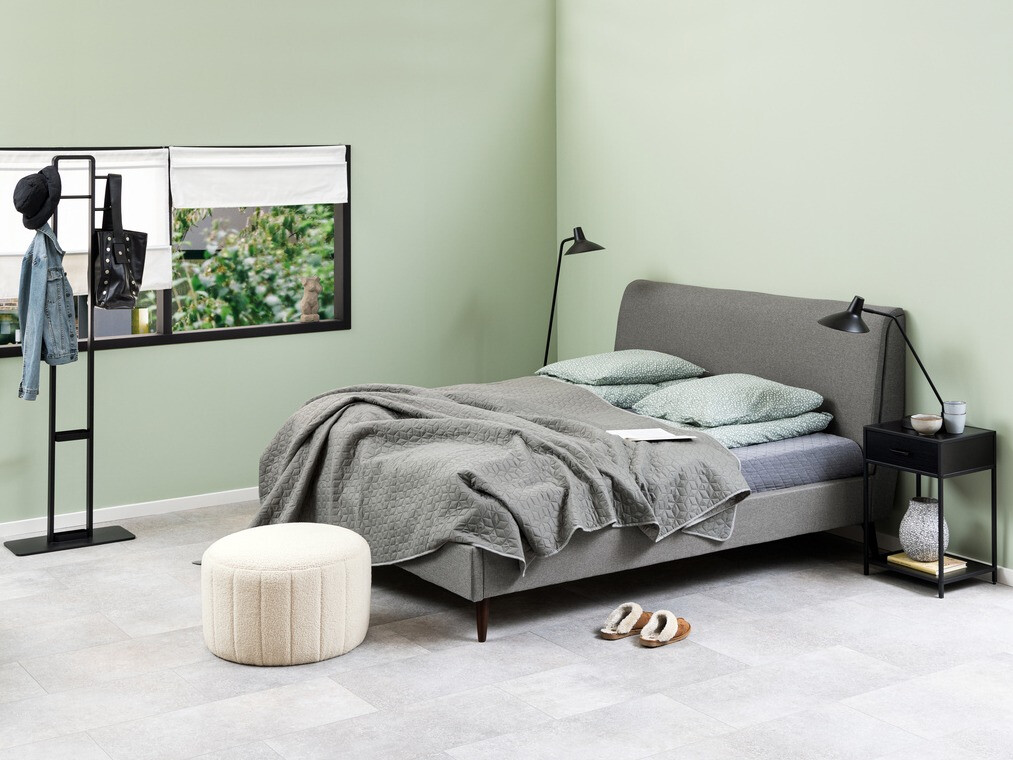 Nachttisch Norsica Sevferi 128 (Esche schwarz + Schwarz)