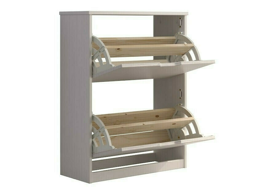 Flurgarnitur Indianapolis C113 (Weiß + Eichenholzoptik Honig)