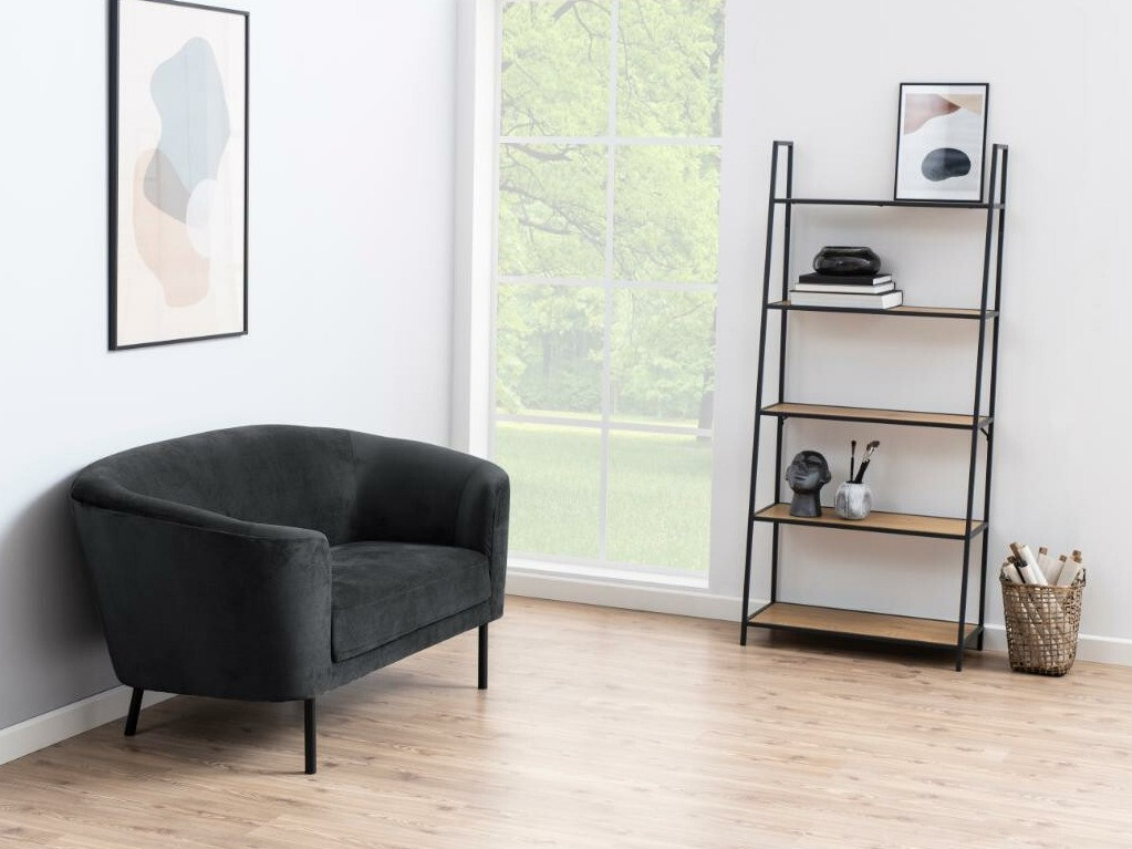 Regal Norsica Sevferi 156 (Schwarz + Wildeichenholzoptik)