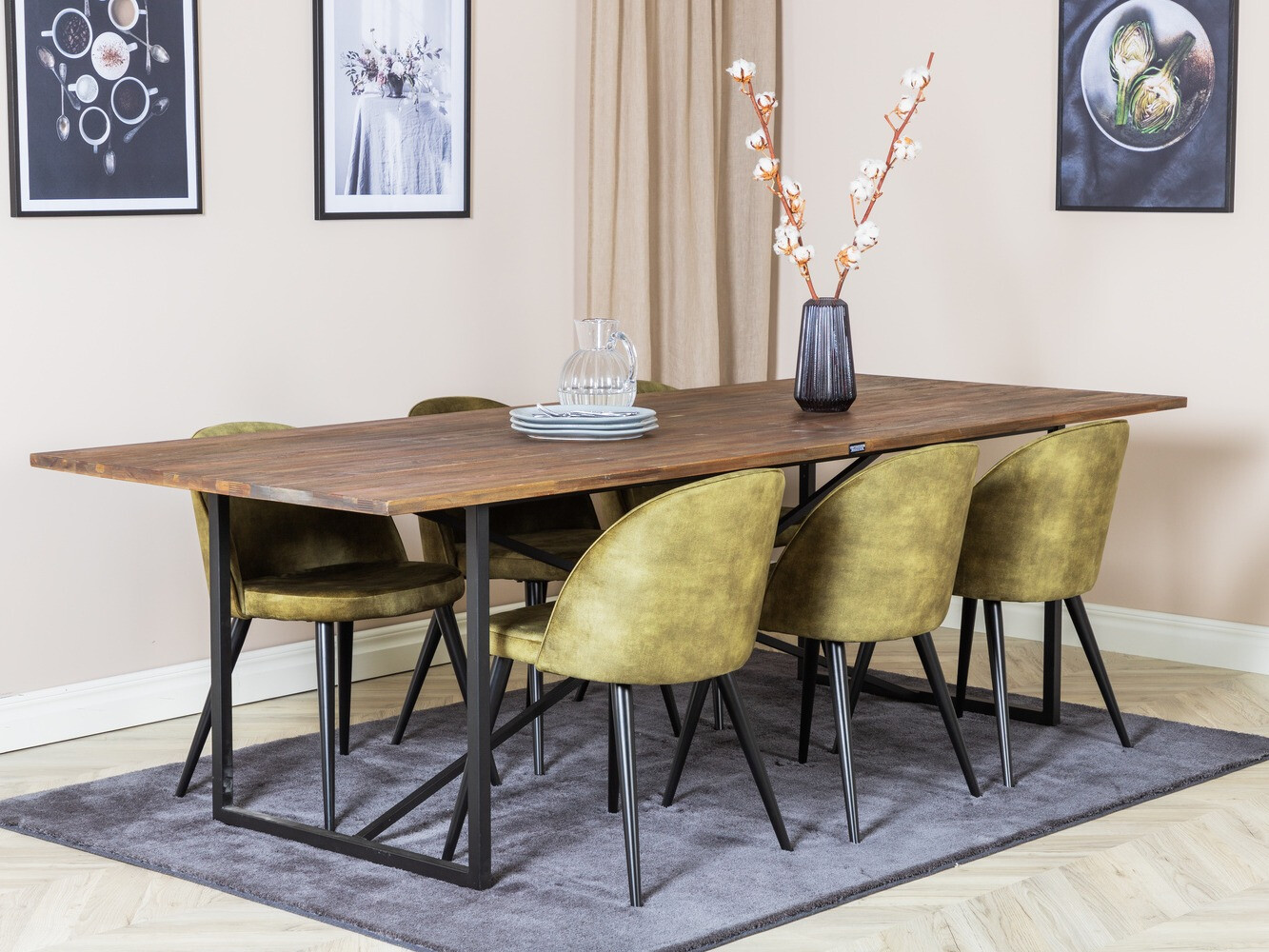 Essgruppe Dallas 1598 (Staubiges Grün)