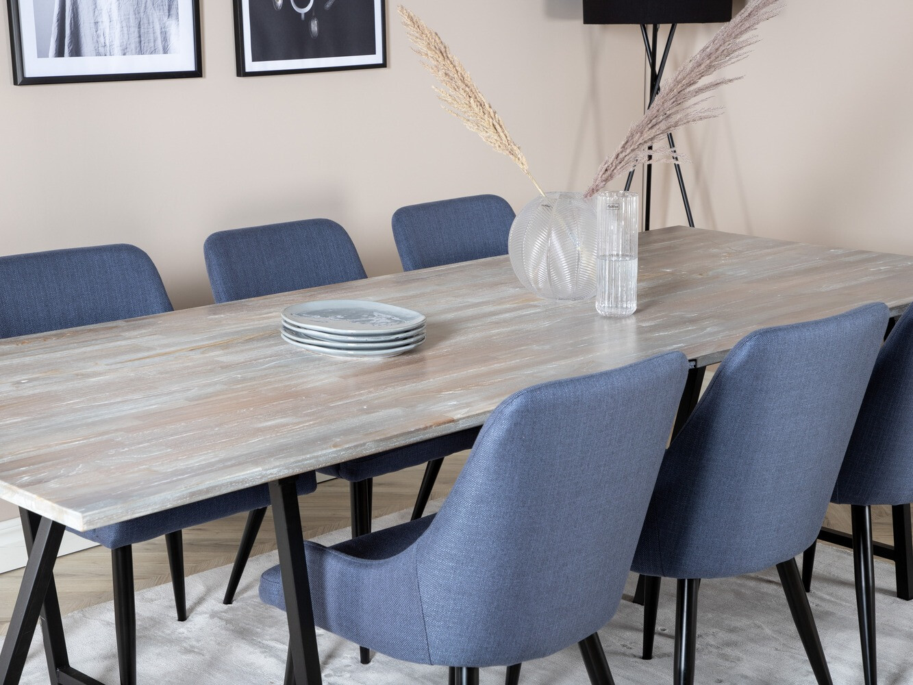 Essgruppe Dallas 1846 (Schwarz + Blau)