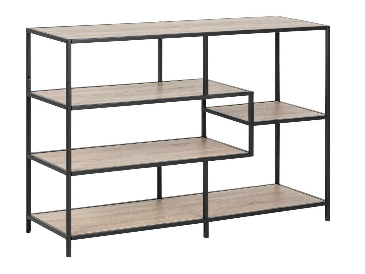 Regal Norsica Sevferi 102 (Sonoma Eichenholzoptik + Schwarz)