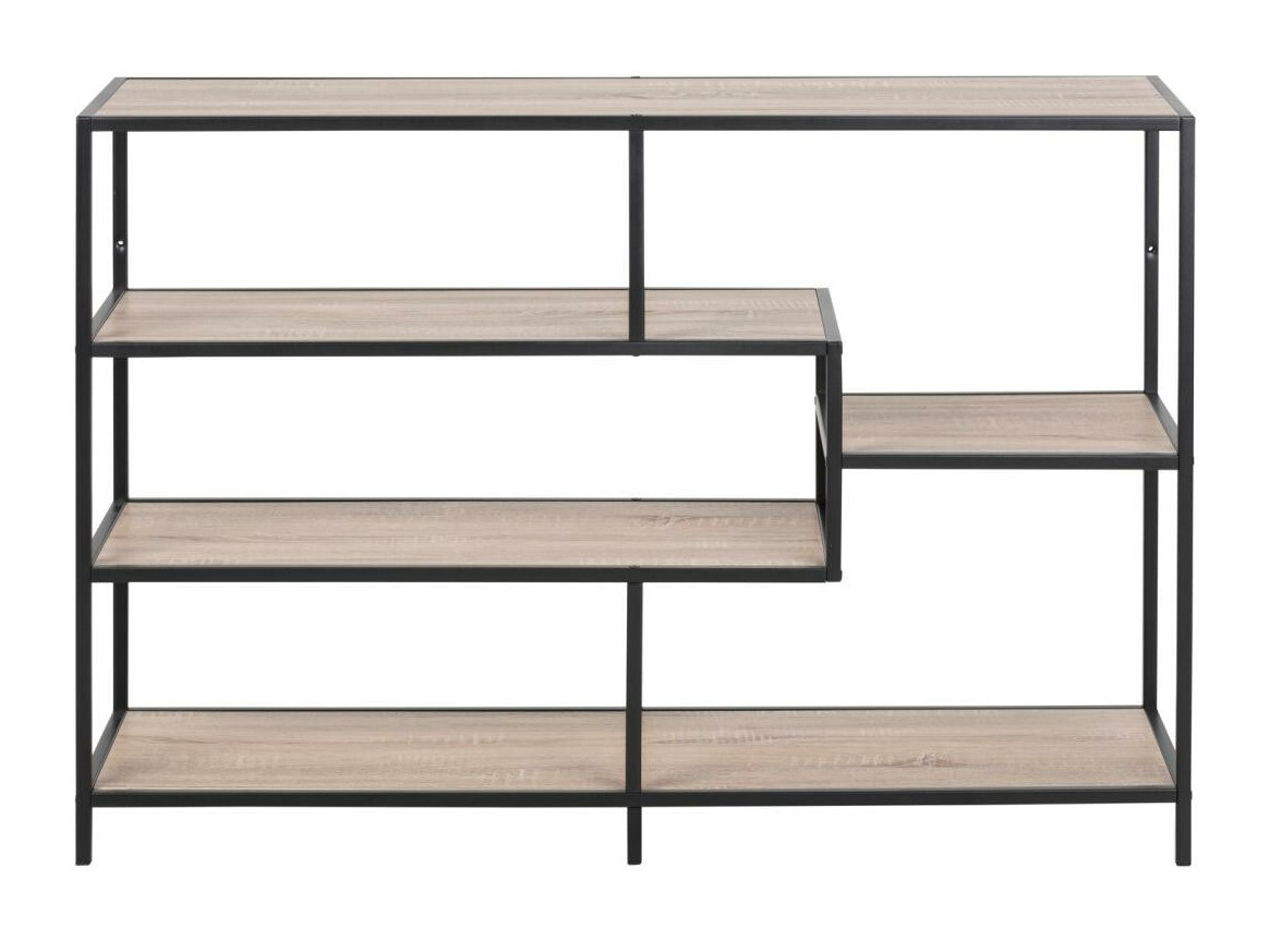 Regal Norsica Sevferi 102 (Sonoma Eichenholzoptik + Schwarz)