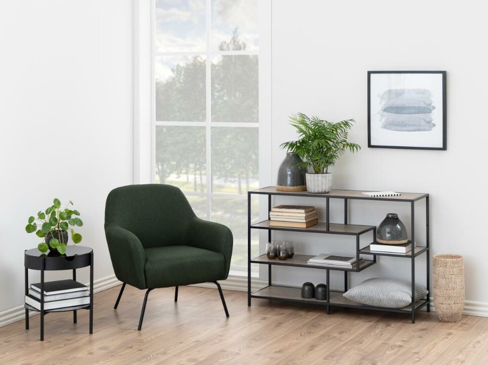 Regal Norsica Sevferi 102 (Sonoma Eichenholzoptik + Schwarz)