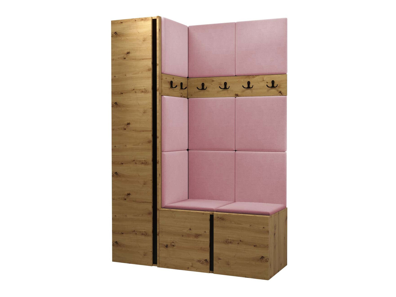 Flurgarnitur Pinis IX (Artisan Eichenholzoptik)