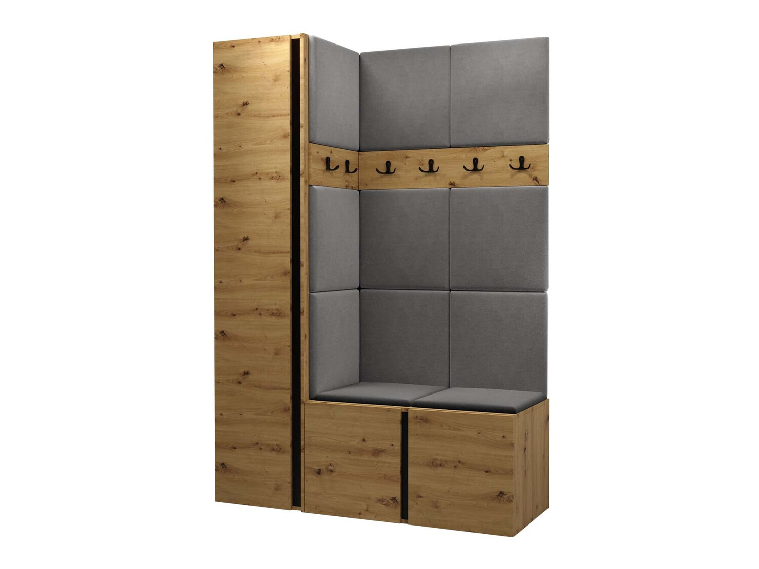 Flurgarnitur Pinis IX (Artisan Eichenholzoptik)