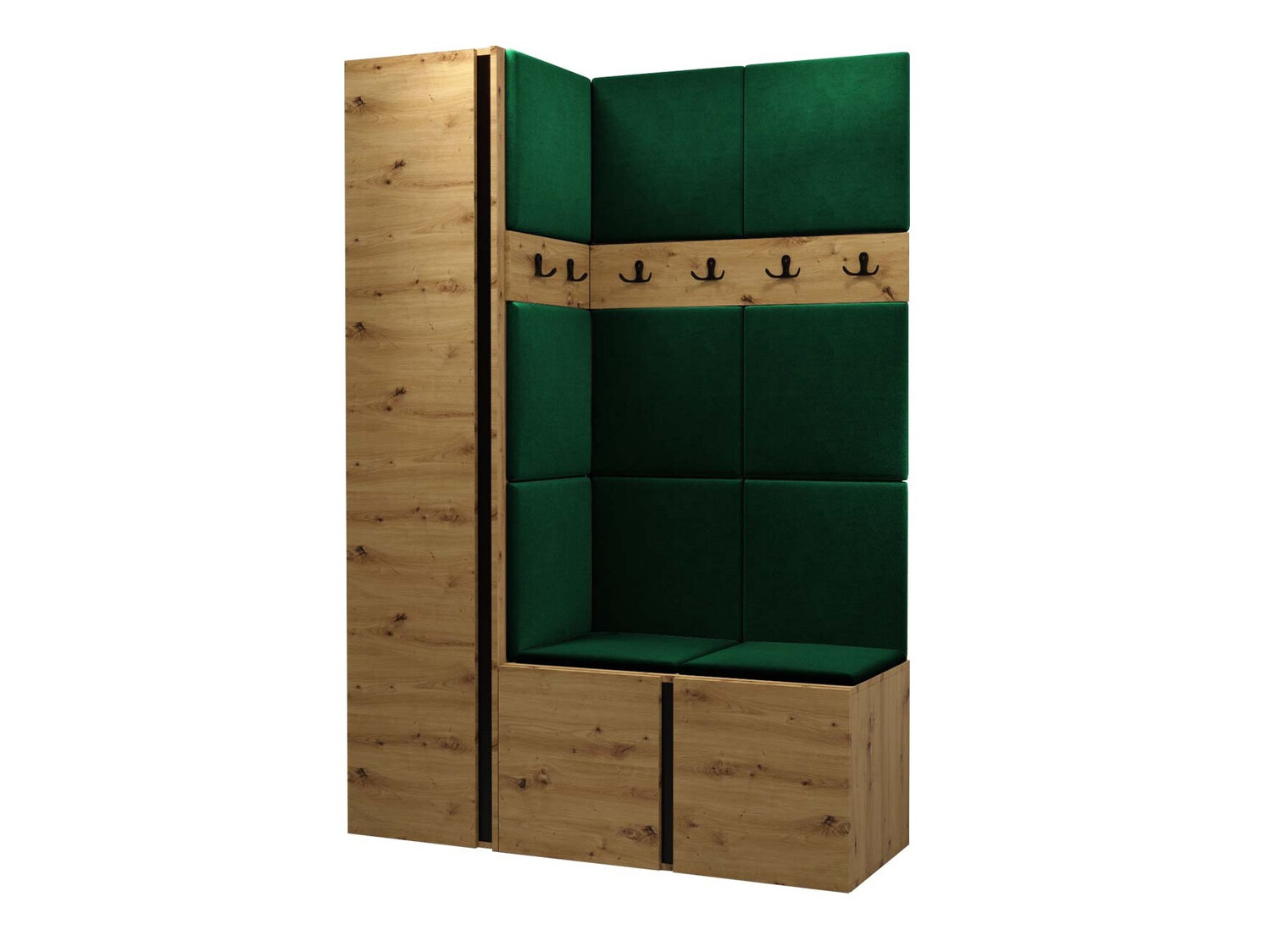 Flurgarnitur Pinis IX (Artisan Eichenholzoptik)