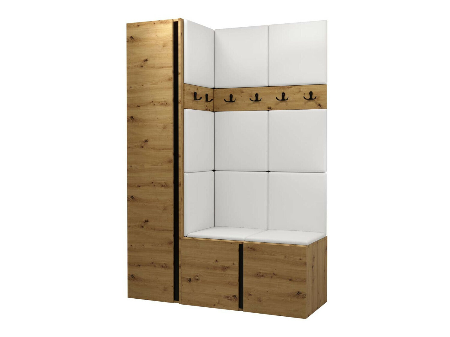 Flurgarnitur Pinis IX (Artisan Eichenholzoptik)