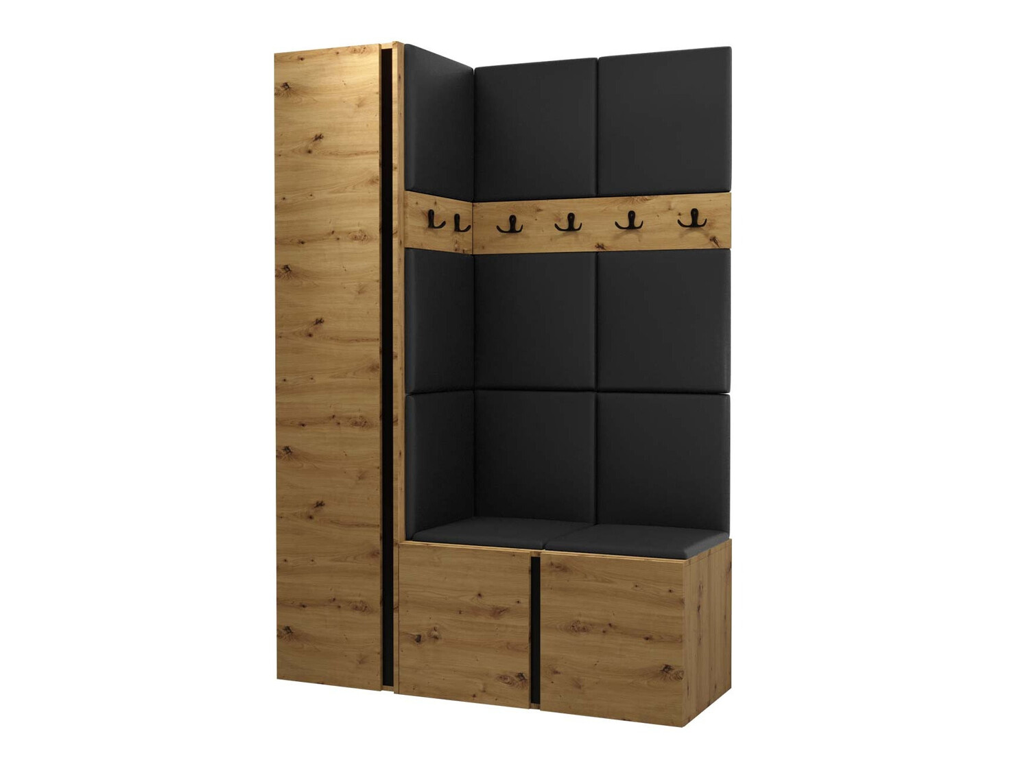 Flurgarnitur Pinis IX (Artisan Eichenholzoptik)