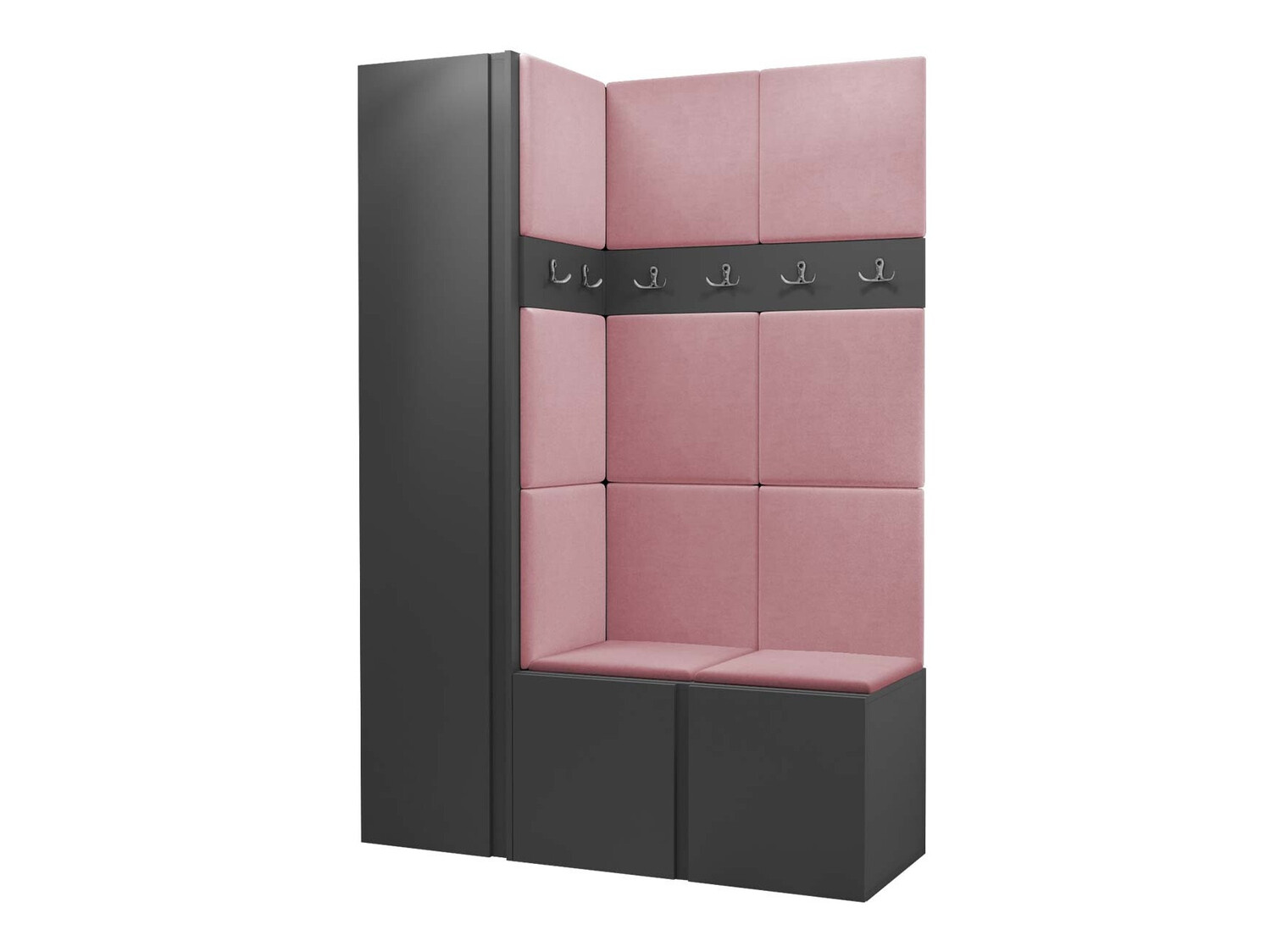 Flurgarnitur Pinis IX (Graphit)