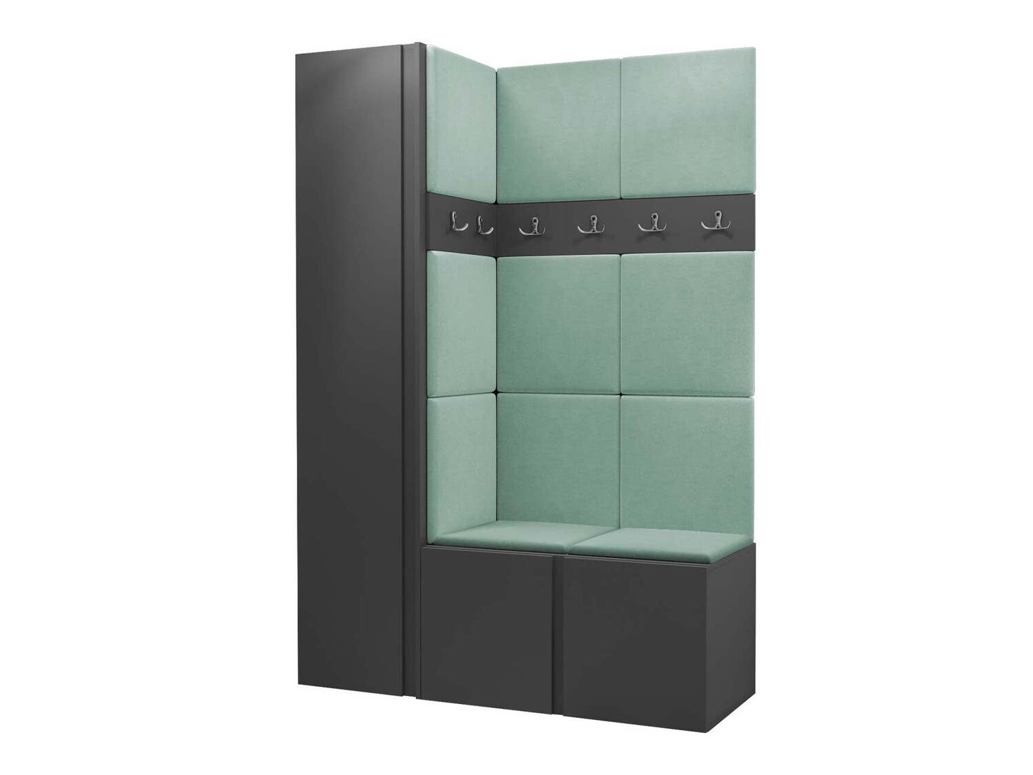 Flurgarnitur Pinis IX (Graphit)