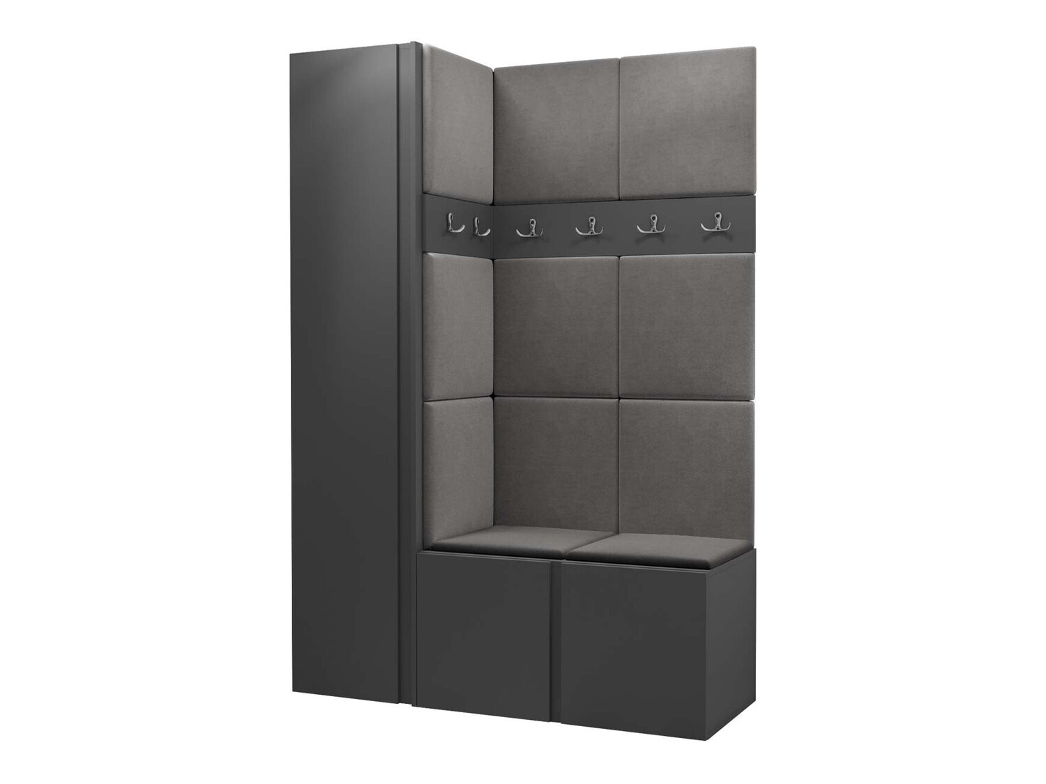 Flurgarnitur Pinis IX (Graphit)