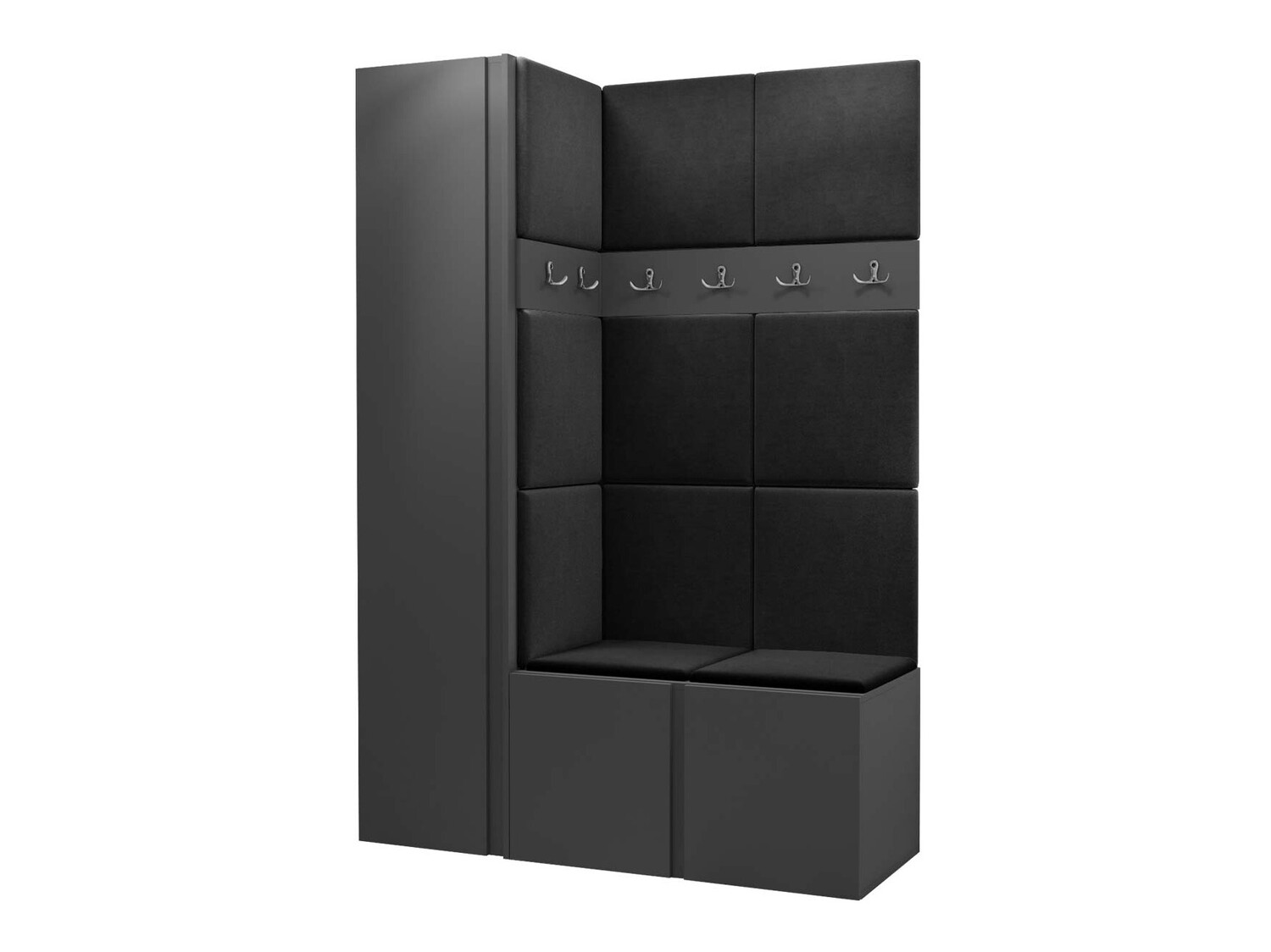 Flurgarnitur Pinis IX (Graphit)