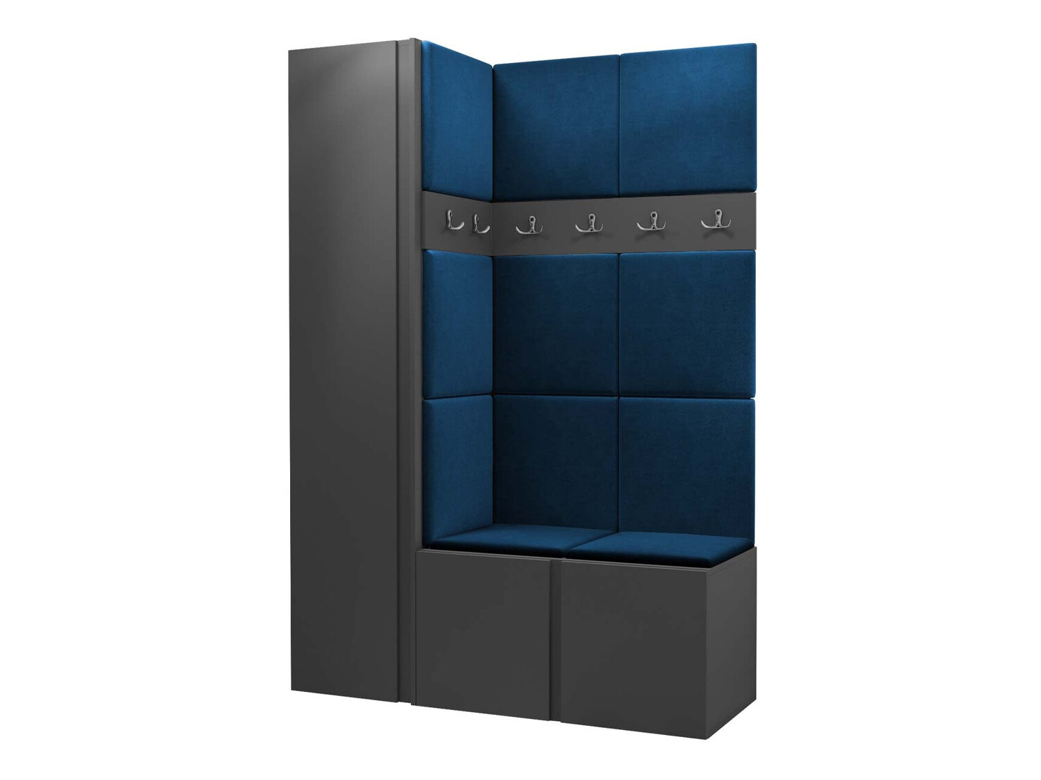 Flurgarnitur Pinis IX (Graphit)