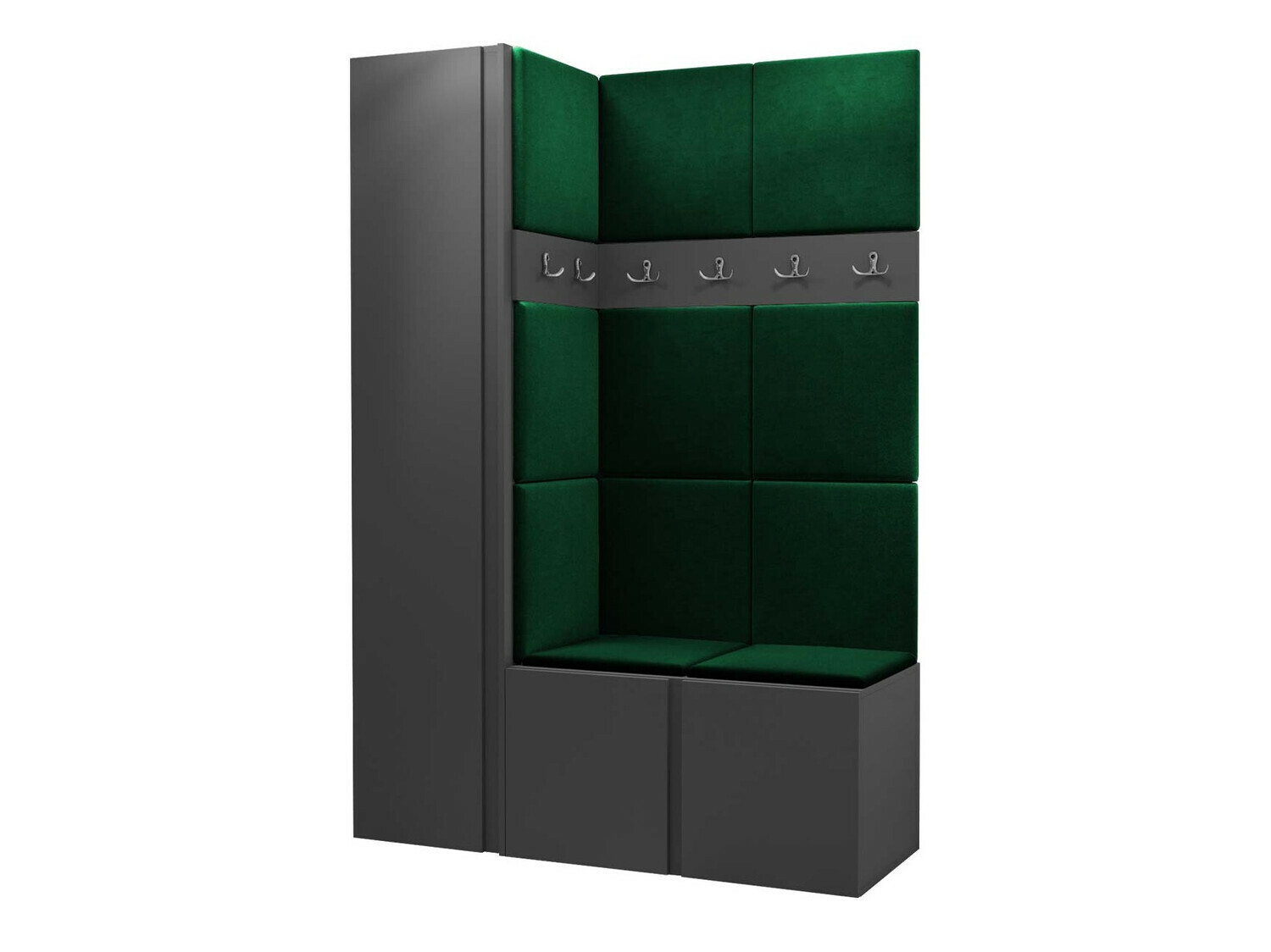 Flurgarnitur Pinis IX (Graphit)