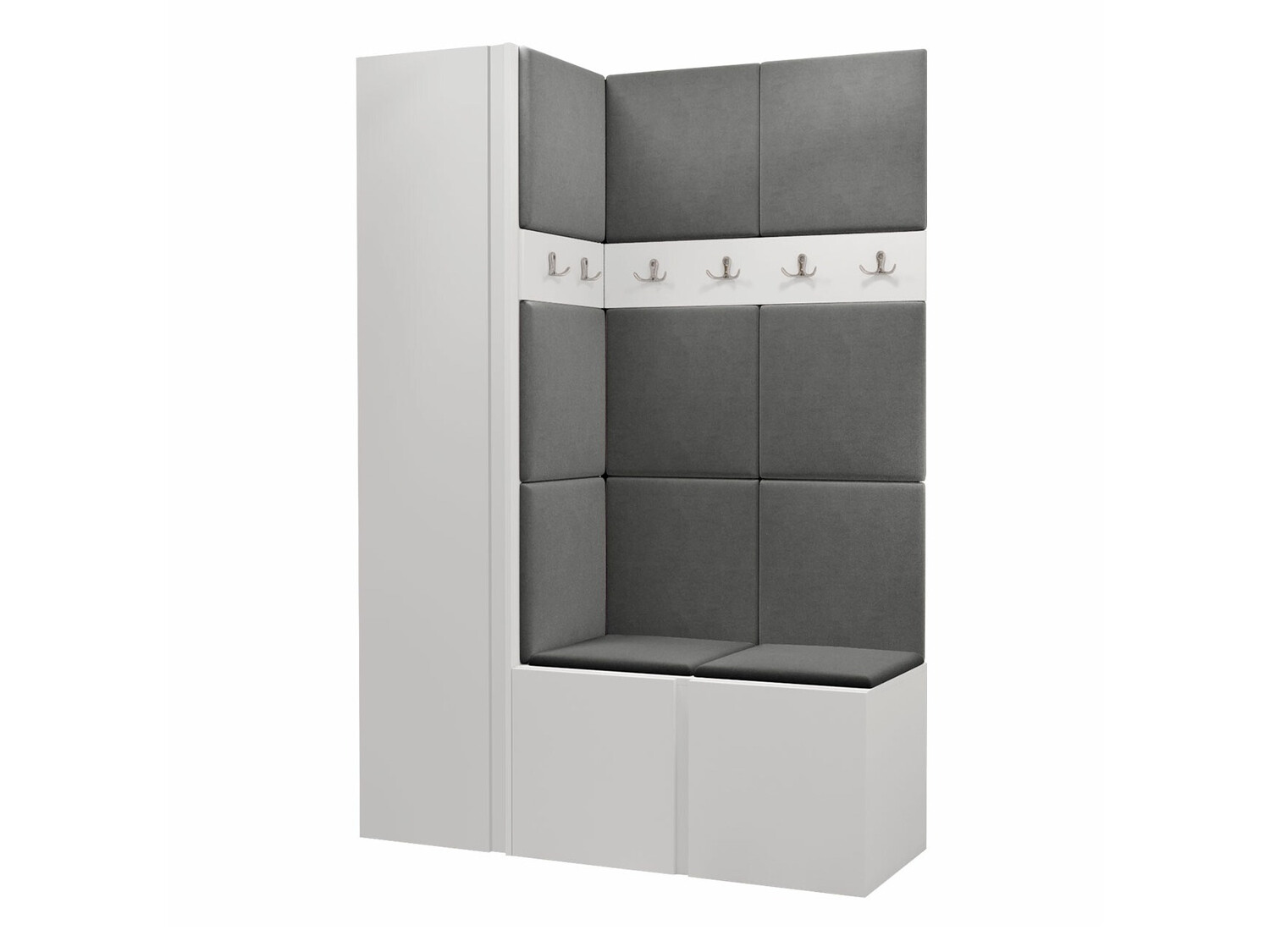 Flurgarnitur Pinis IX (Weiß)