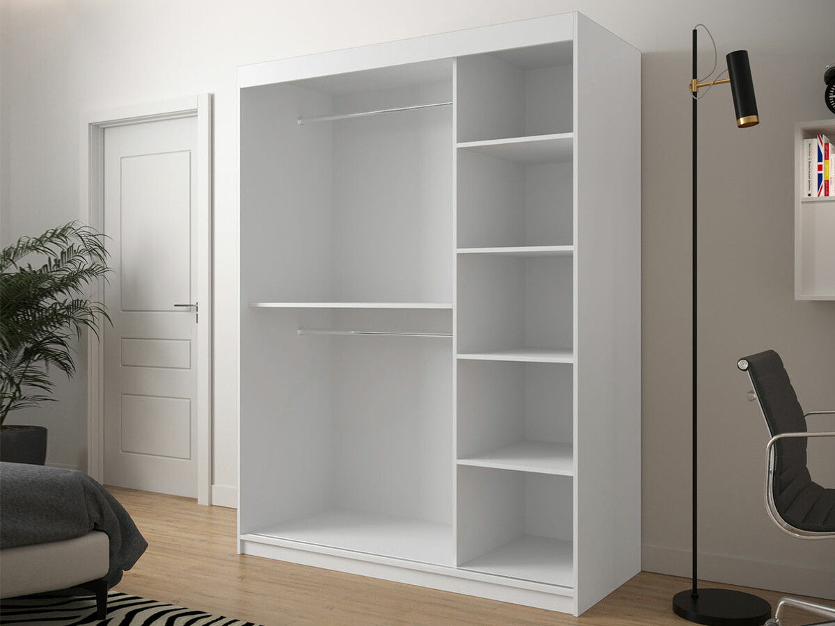 Kleiderschrank Hartford 282 (Weiß)