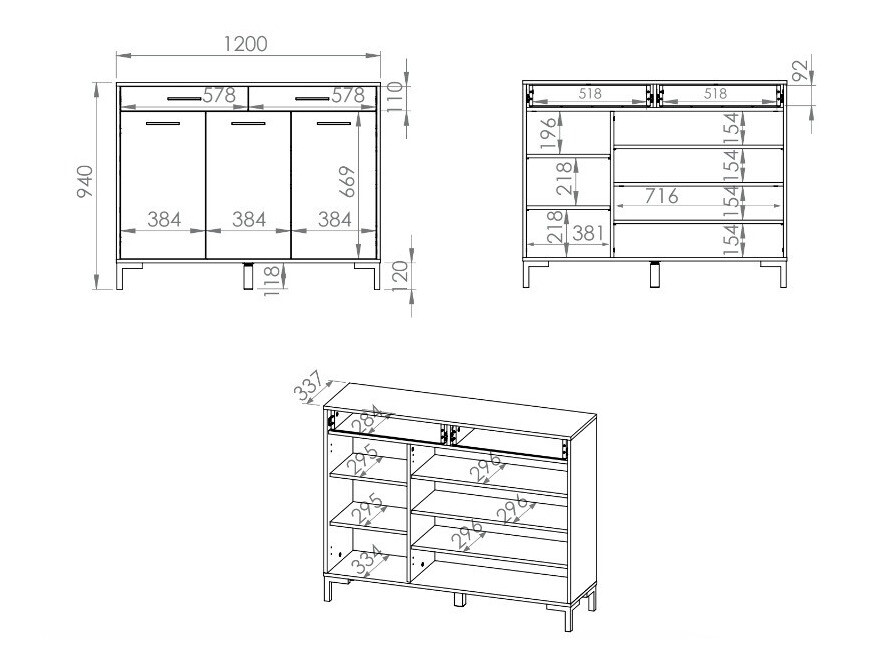 Kommoden Larnolo 122