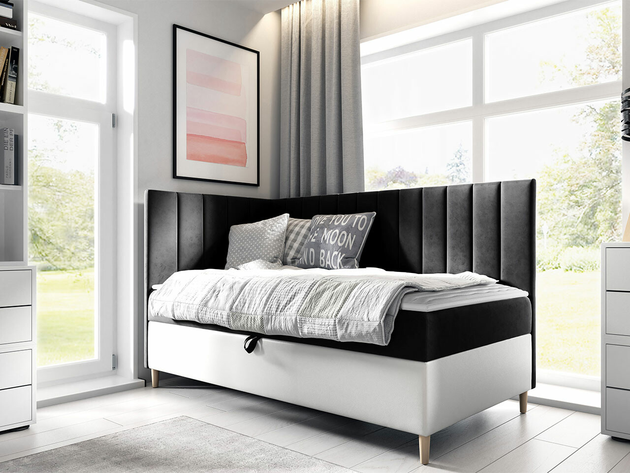 Boxspringbett Lucus (Soft 017 + Fresh 17)