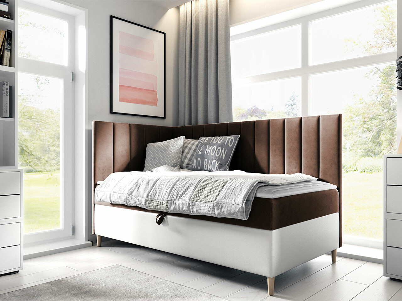 Boxspringbett Lucus (Soft 017 + Fresh 4)