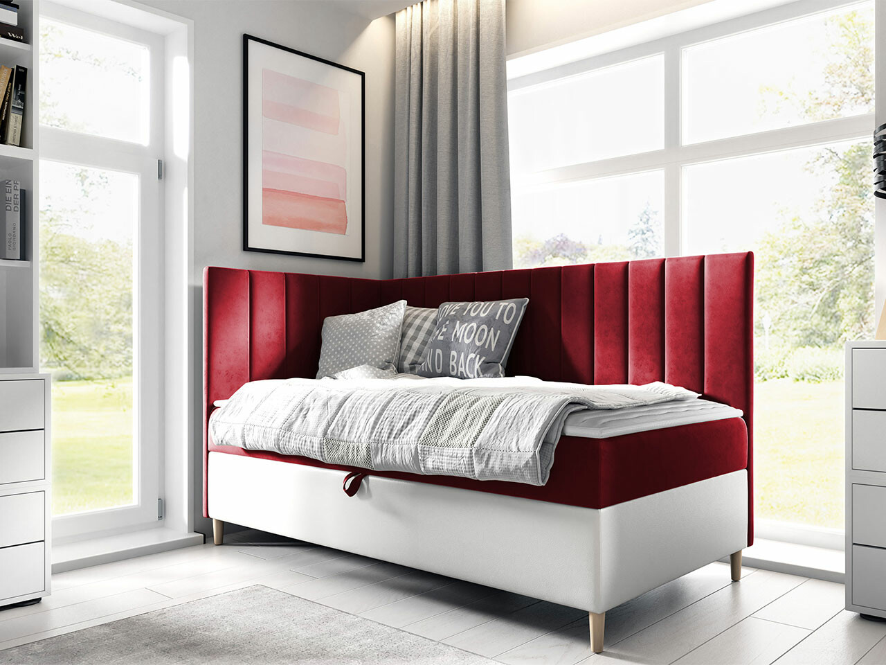 Boxspringbett Lucus (Soft 017 + Fresh 8)