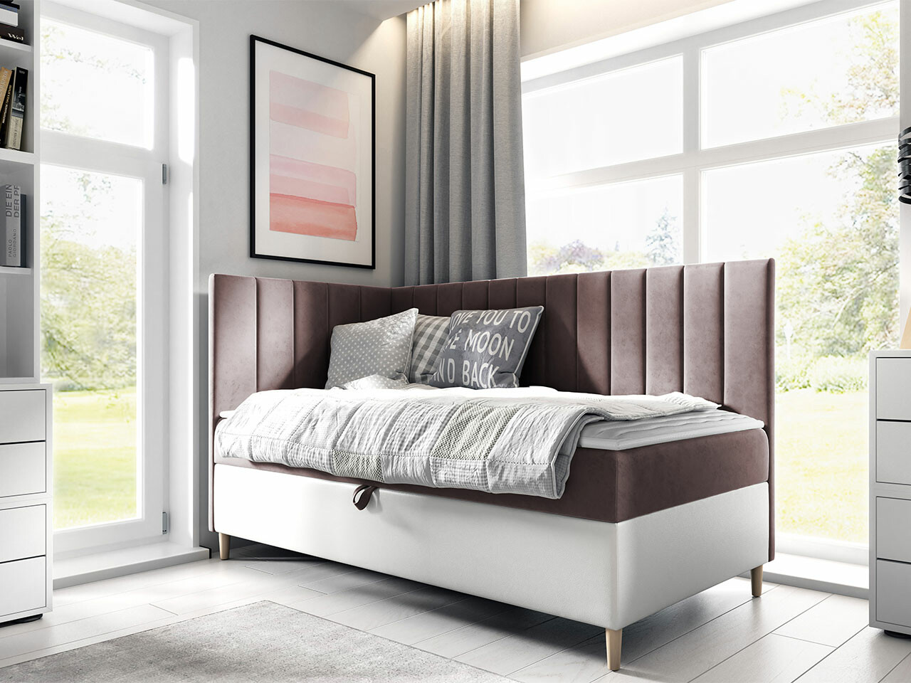Boxspringbett Lucus (Soft 017 + Fresh 9)