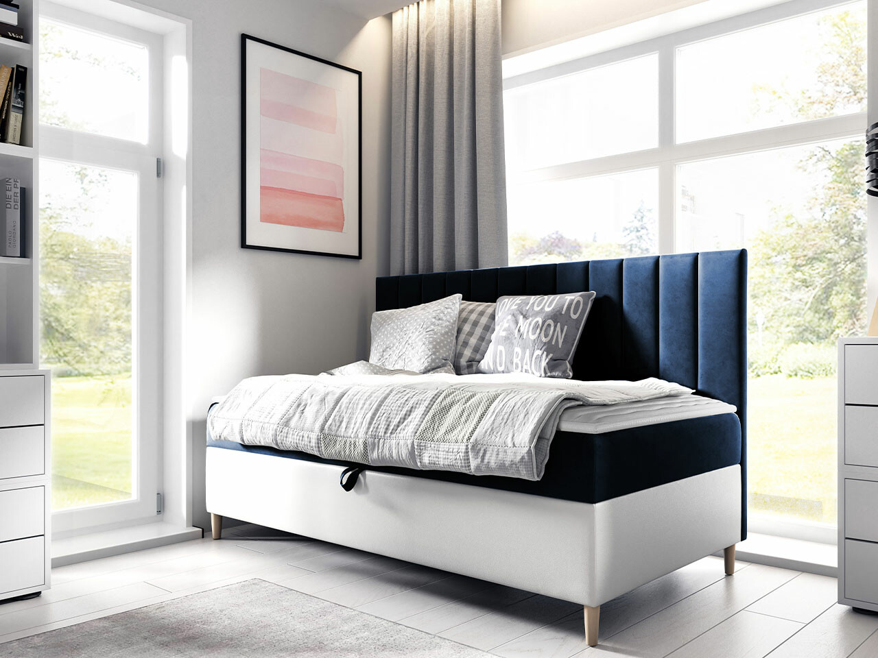 Boxspringbett Lucus I (Soft 017 + Fresh 11)