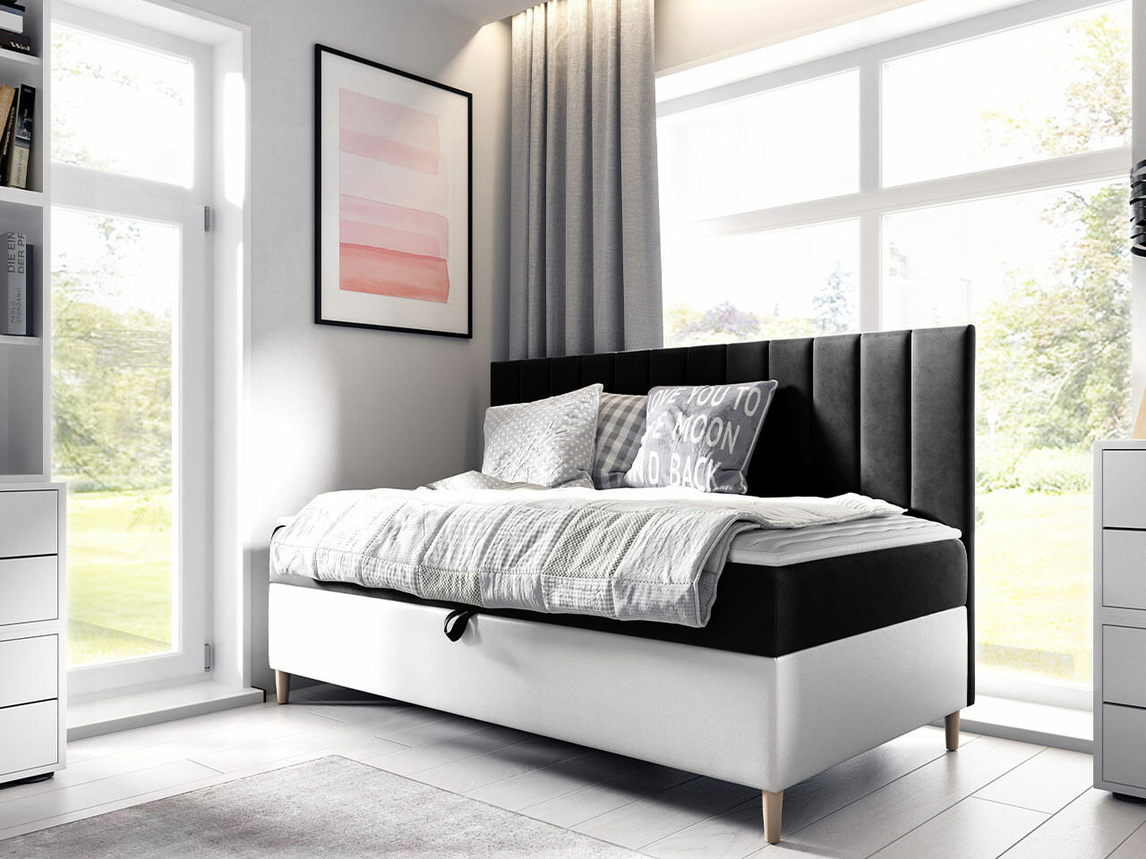 Boxspringbett Lucus I (Soft 017 + Fresh 17)