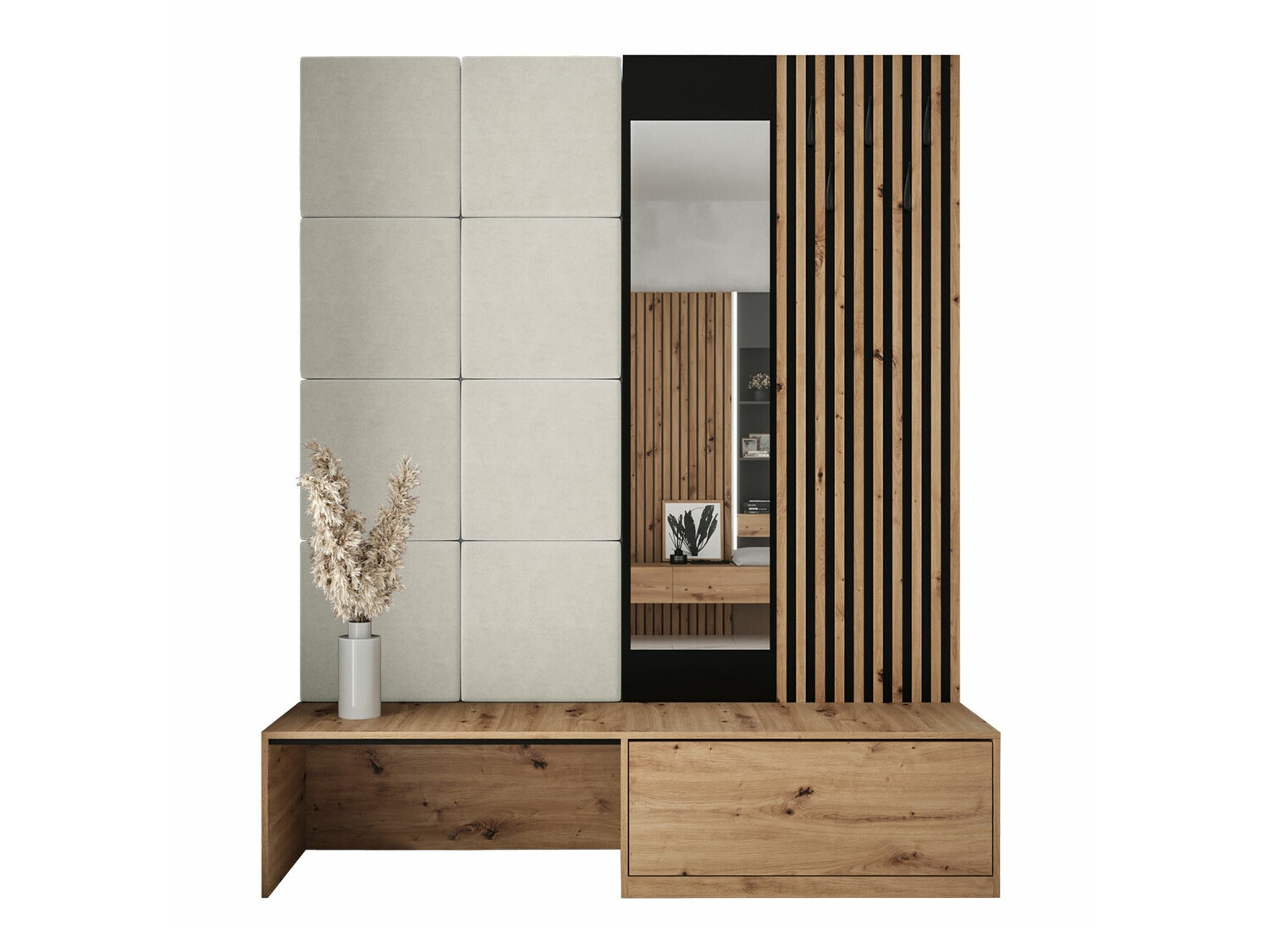 Flurgarnitur Fabor (Artisan Eichenholzoptik + Manila 02)