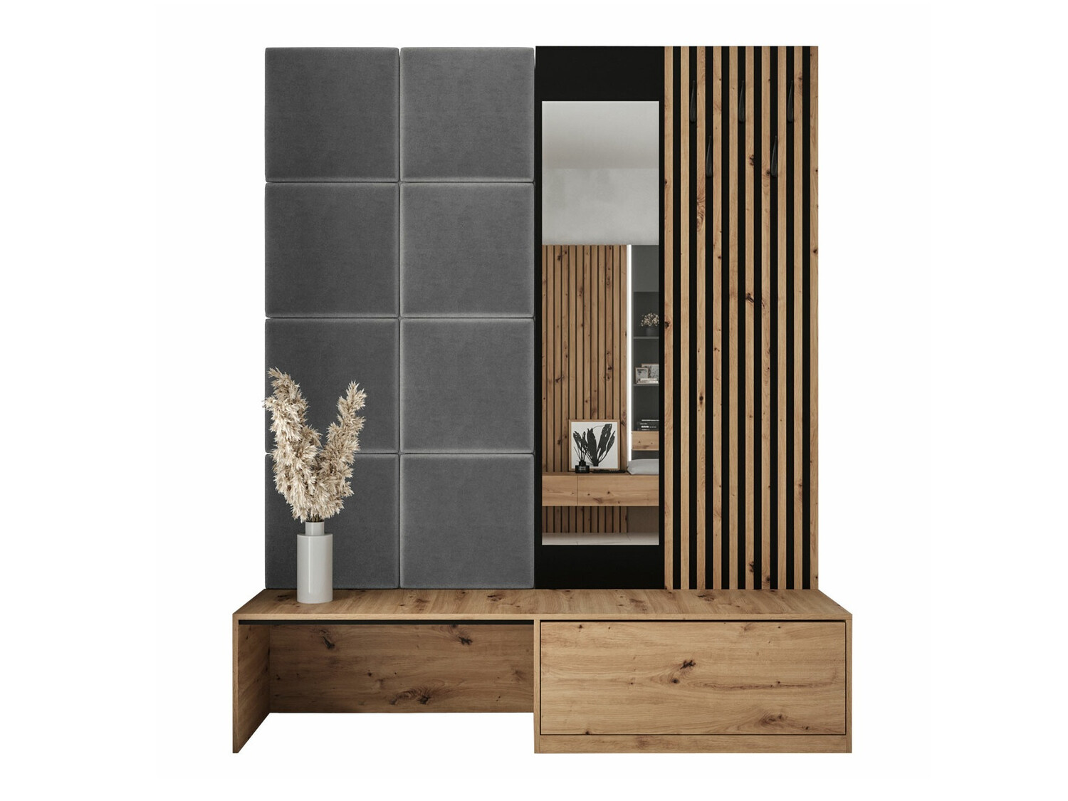 Flurgarnitur Fabor (Artisan Eichenholzoptik + Manila 16)