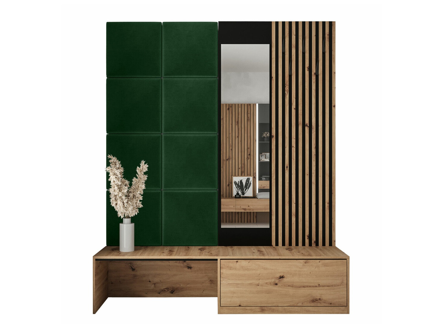 Flurgarnitur Fabor (Artisan Eichenholzoptik + Manila 35)