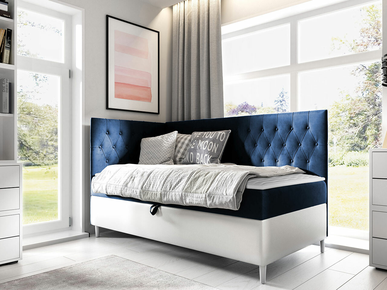 Boxspringbett Lucus III (Soft 017 + Fresh 11)