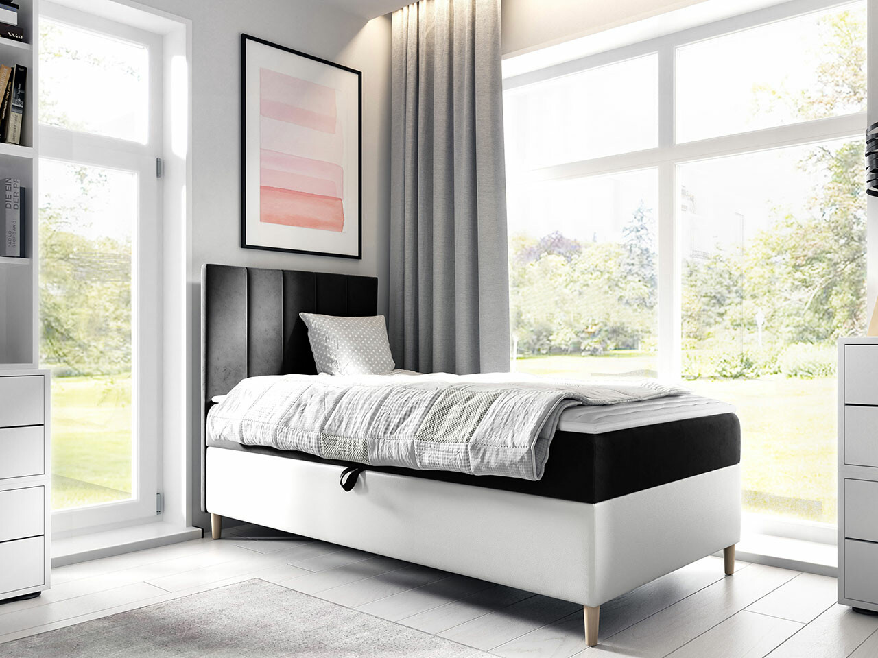 Boxspringbett Lucus VI (Soft 017 + Fresh 17)
