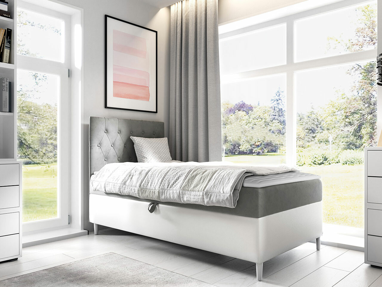 Boxspringbett Lucus VII (Soft 017 + Fresh 14)