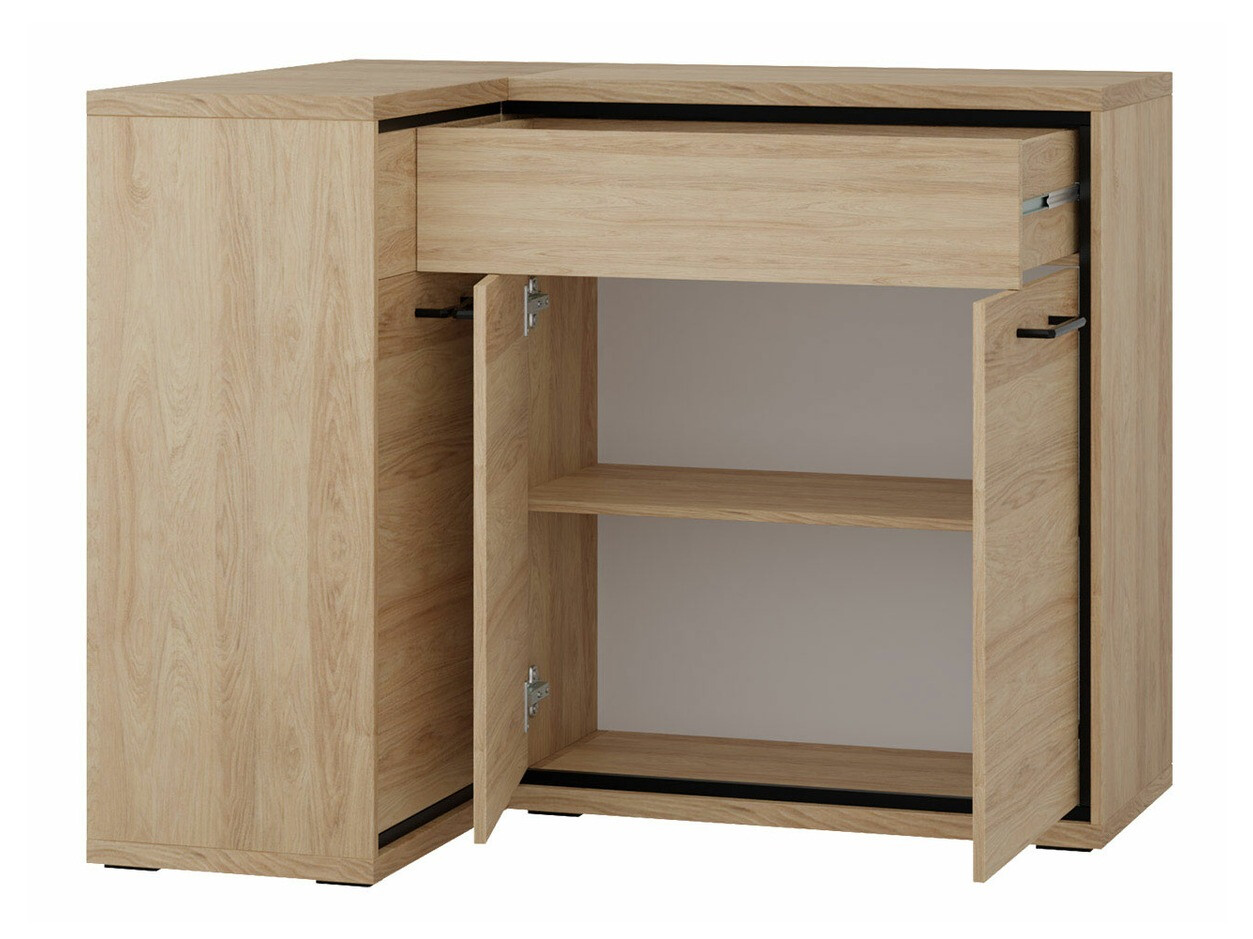 Eckige Kommode Etrmoni 121 (Helles Holz)