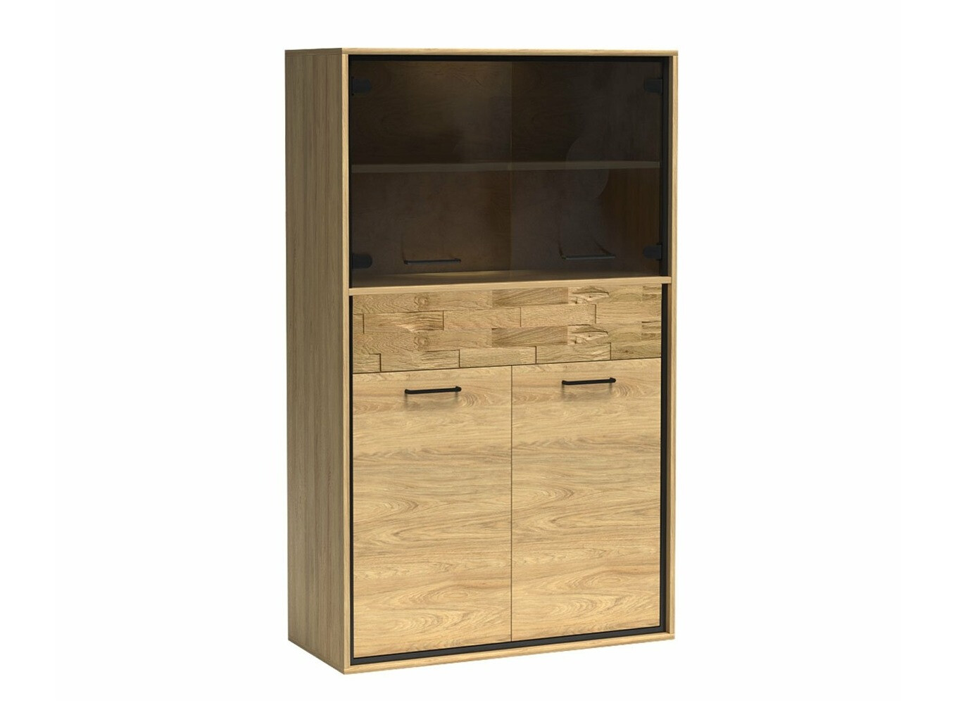 Regal Etrmoni 107 (Helles Holz + Eichenholzoptik)