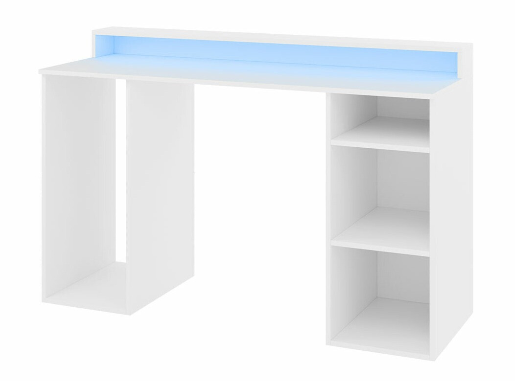 Gaming-Schreibtisch Lila (Weiß)