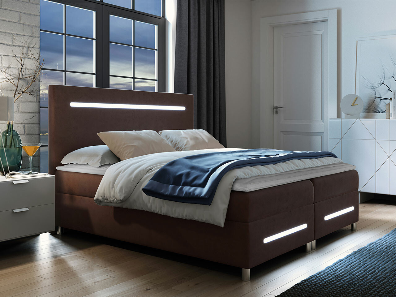 Boxspringbett Baltimore 174 (Fresh 4)