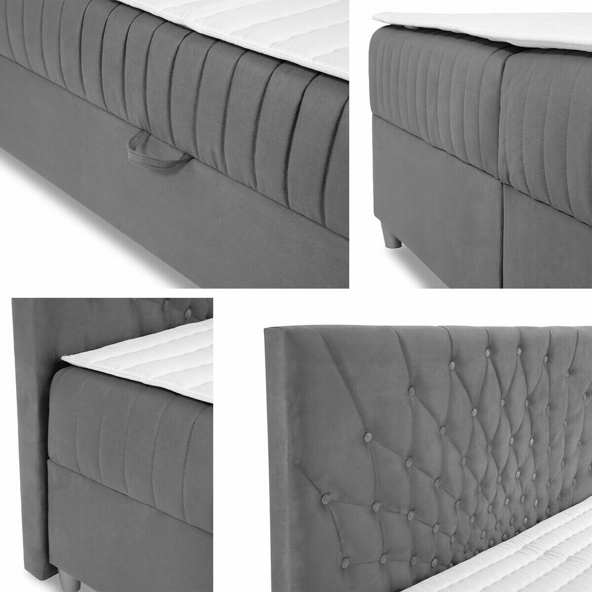 Boxspringbett Baltimore 175 (Manila 12)