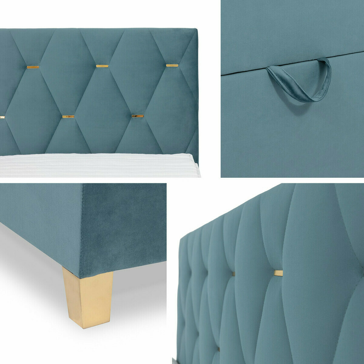 Boxspringbett Baltimore 176 (Fresh 37)